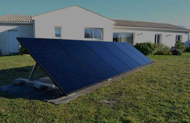installation panneaux solaires toiture sol