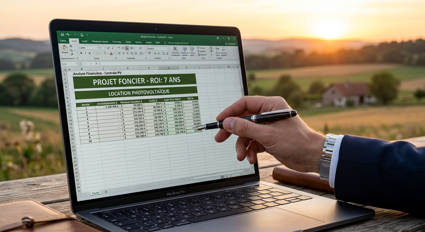 centrale solaire au sol location terrain